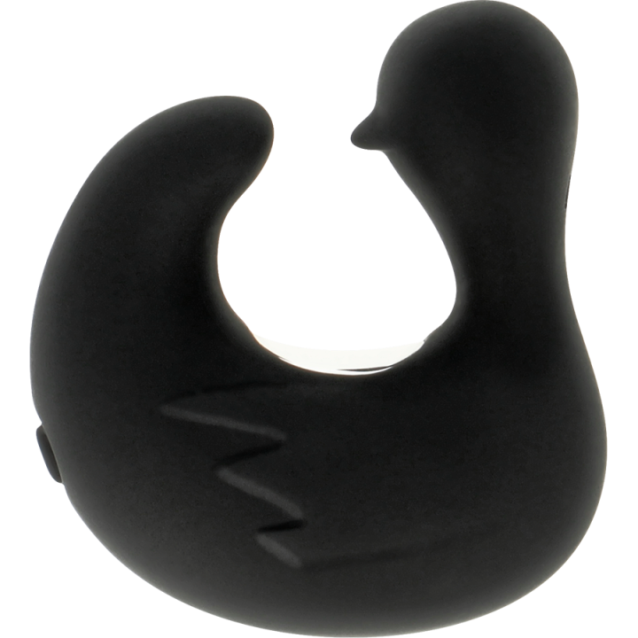 Black&Silver - Dedal Pato Estimulador de Silicona Recargable Duckymania