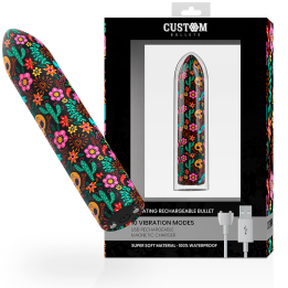 Custom Bullets - Akumulatorowy Pocisk Magnetyczny Czaszki 10 Intensywnosci