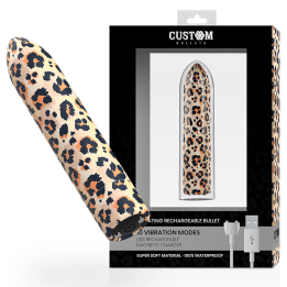 Custom Bullets - Balas Personalizadas Balas Recarregáveis Leopardo 10 Intensidades