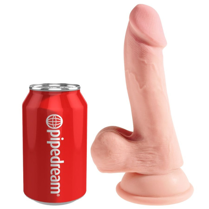 King Cock - Dildo Tripla Densidade 14 cm