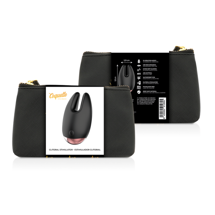 Coquette Chic Desire - Estimulador Clitorial Preto / Ouro