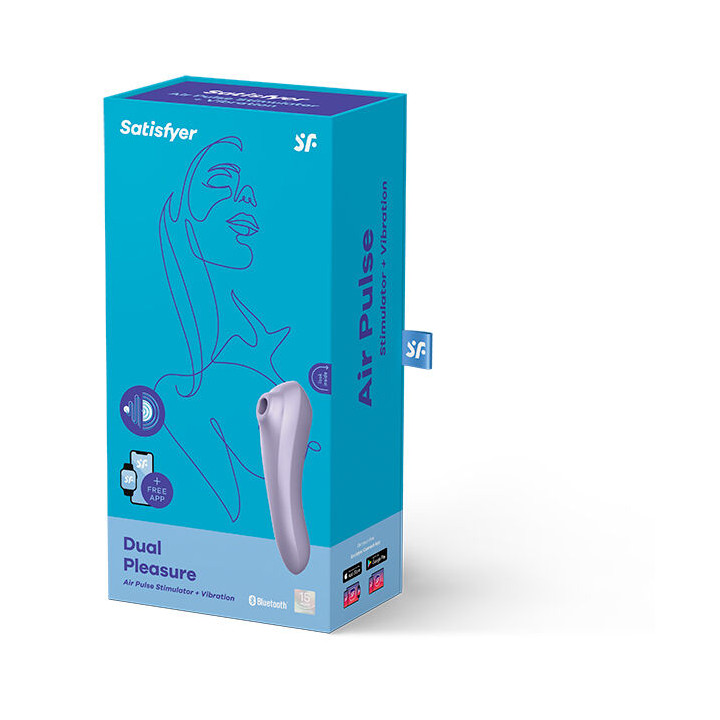 Satisfyer - Dual Pleasure Air Pulse Violeta
