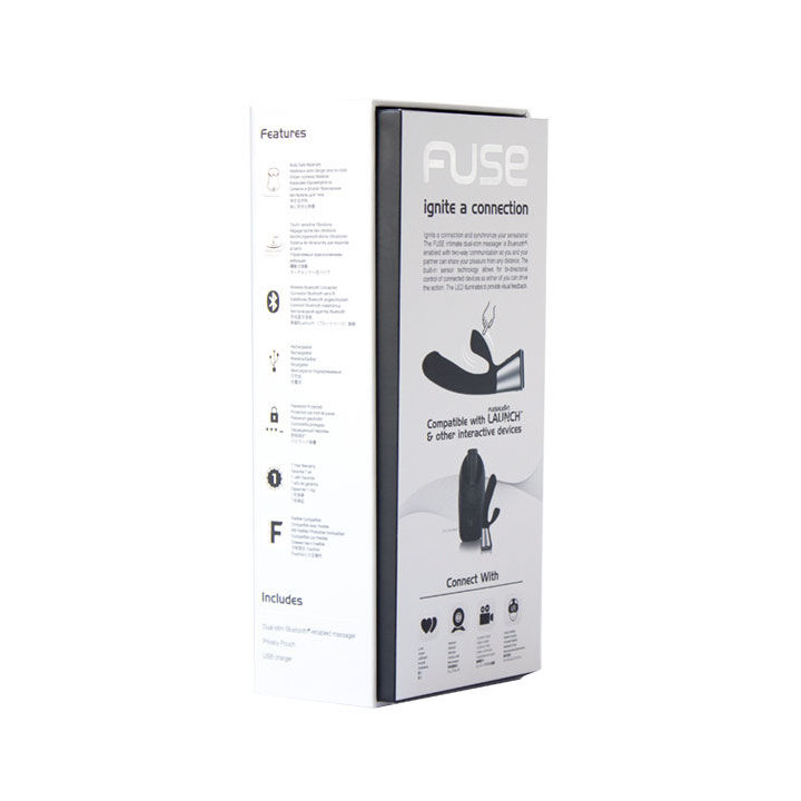 Kiiroo - Ohmibod Fuse App Télécommande Noir