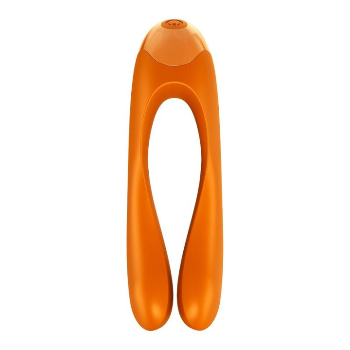 Satisfyer - Vibratore da Dito Candy Cane Arancione