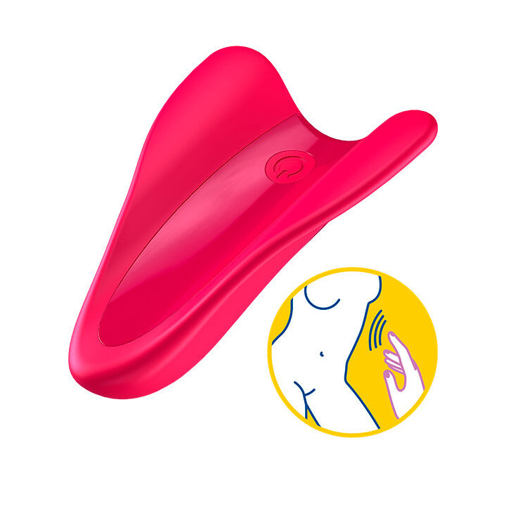 Satisfyer - Vibrateur Doigts High Fly Fuchsia