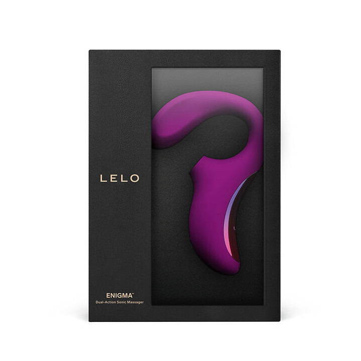 Lelo - Enigma Doble Estimulación Succion Masajeador Morado