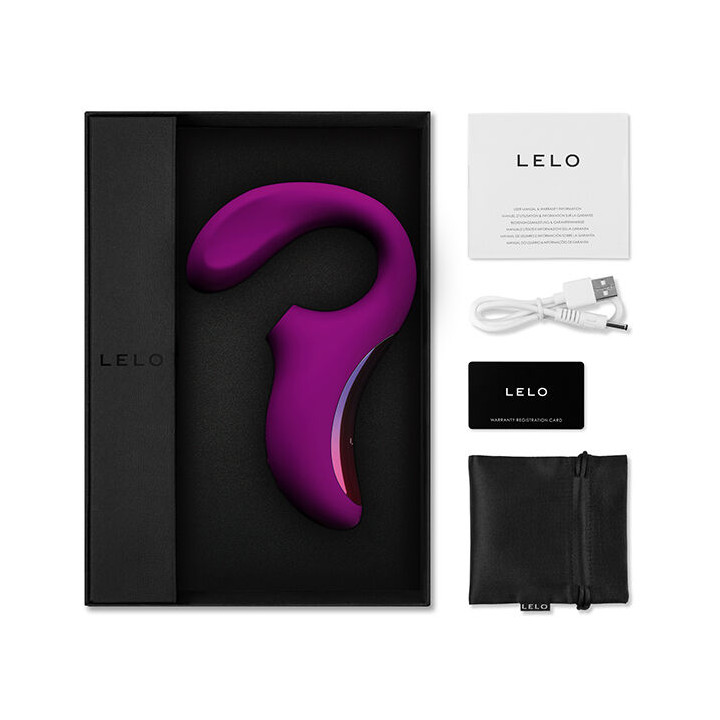 Lelo - Enigma Double Aspiration Stimulation Masseur Rose Profonde