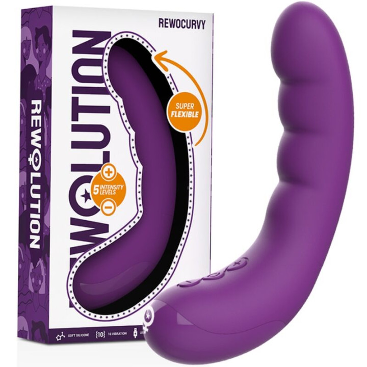 Rewolution - Vibrador Flexível Recarregvel Rewocurvy