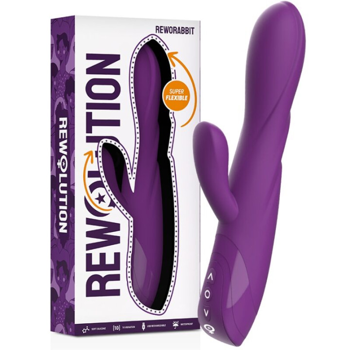 Rewolution - Reworabbit Vibratore Flessibile Con Coniglio