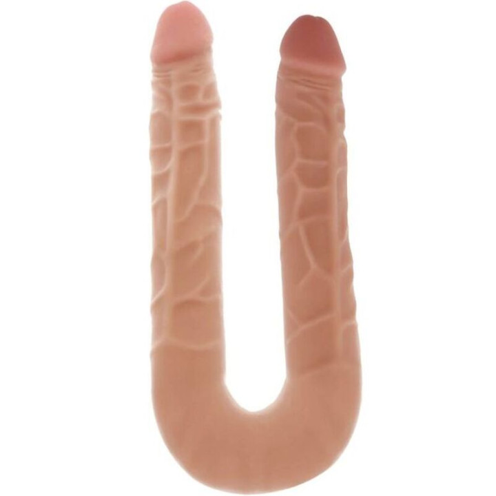 Get Real - Doppio Dong 40 cm Pelle