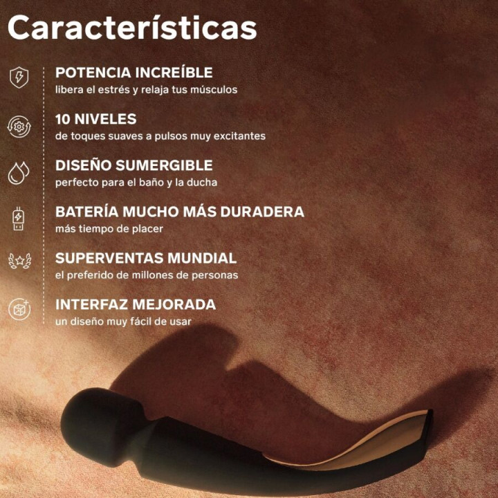 Lelo - Masajeador Smart Medium Wand 2 Verde Agua