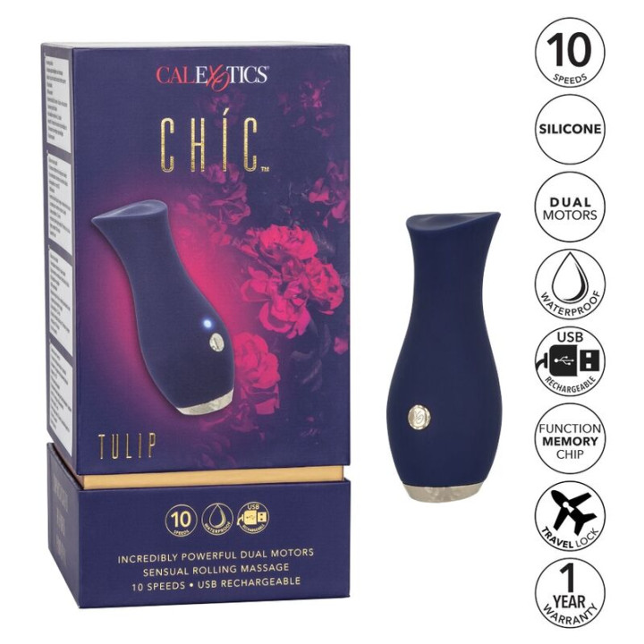 Calexotics - Masajeador de Tulipa Chic Azul