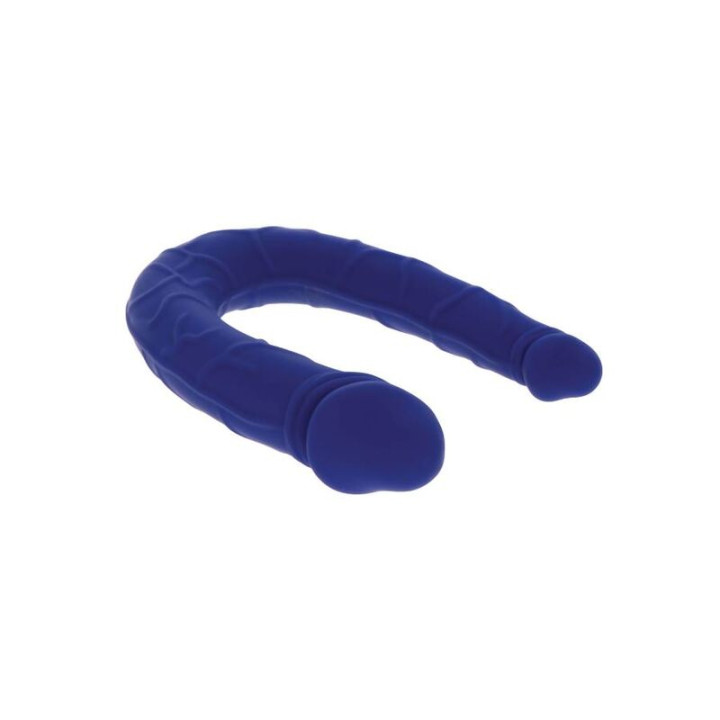Get Real - Realistyczne Mini Double Dong Niebieskie