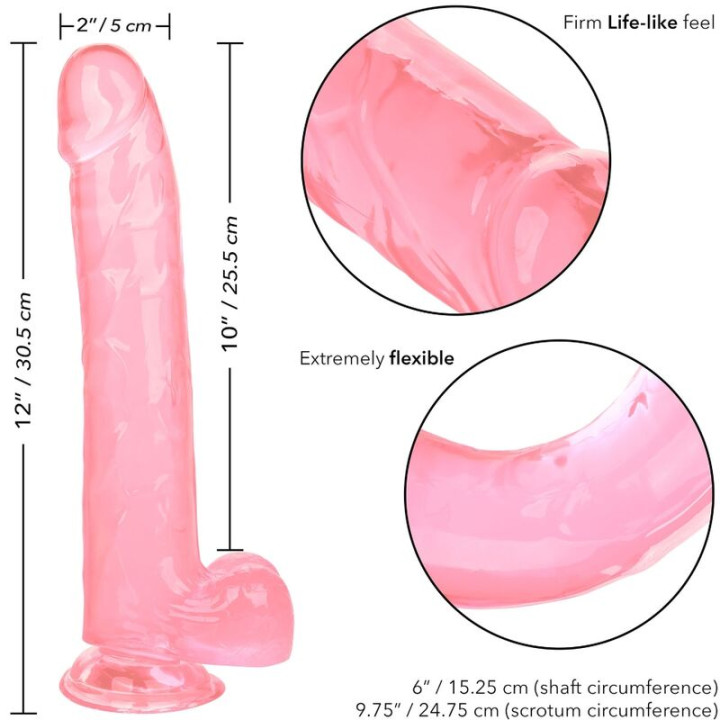 Calexotics - Size Queen Dildo Pink 25.5 cm