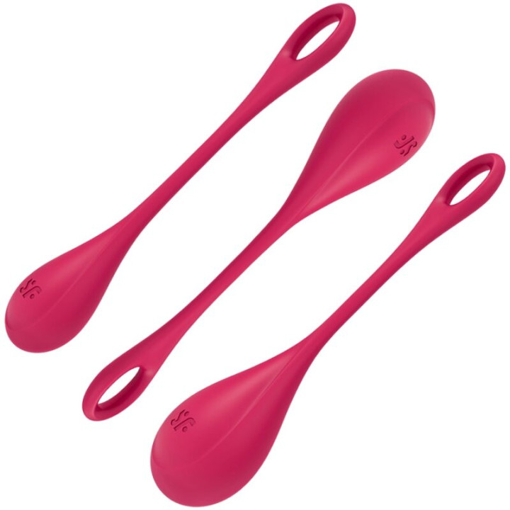 Satisfyer - Conjunto de Treino Yoni Power 1 Vermelho