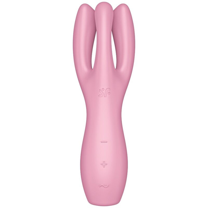 Satisfyer - Vibrateur Threesome 3 Rose