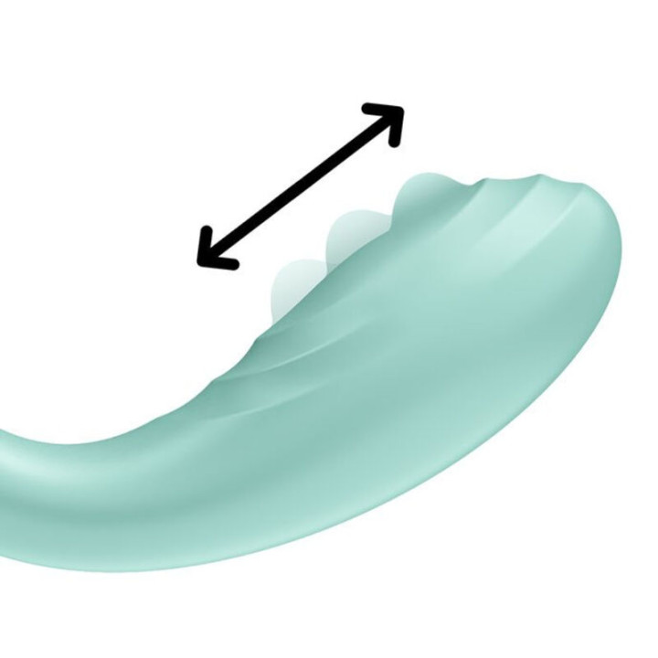 Satisfyer - Vibratore Rrrolling Pleasure Gspot Verde