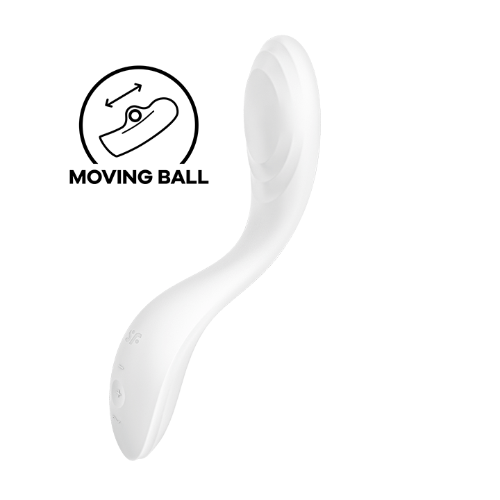 Satisfyer - Vibratore Rrrolling Pleasure Gspot Bianco