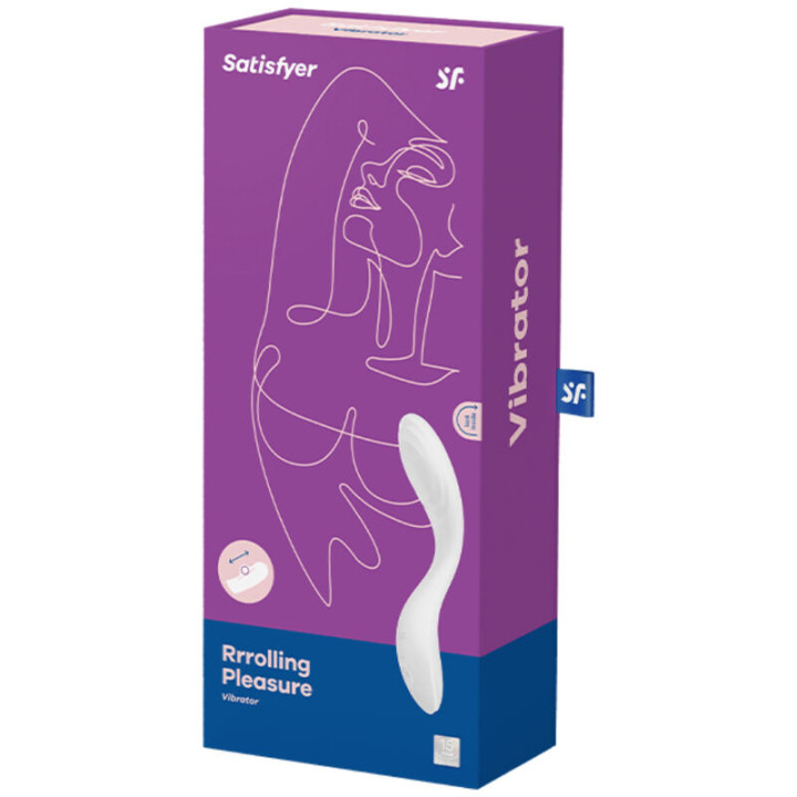 Satisfyer - Vibratore Rrrolling Pleasure Gspot Bianco