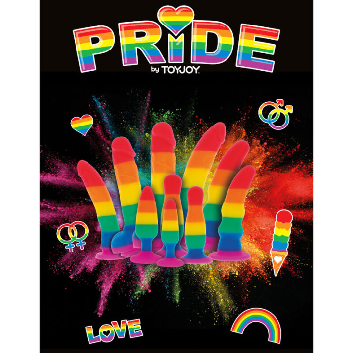Pride - Dildo Drapeau Lgbt 15 cm