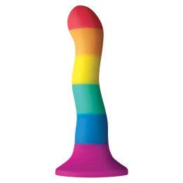 Orgulho - Bandeira Lgbt Onda Dildo 17 cm