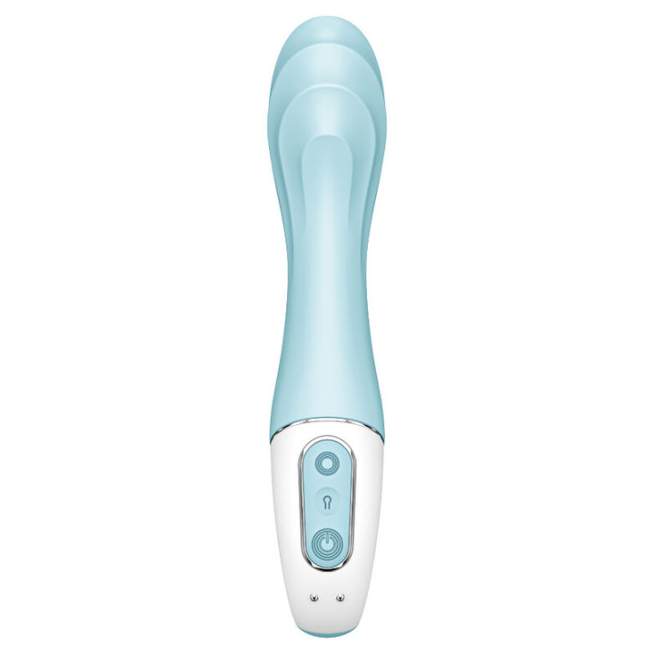 Satisfyer - Vibratore Air Pump 5+ Vibratore Gonfiabile g-Spot Blu