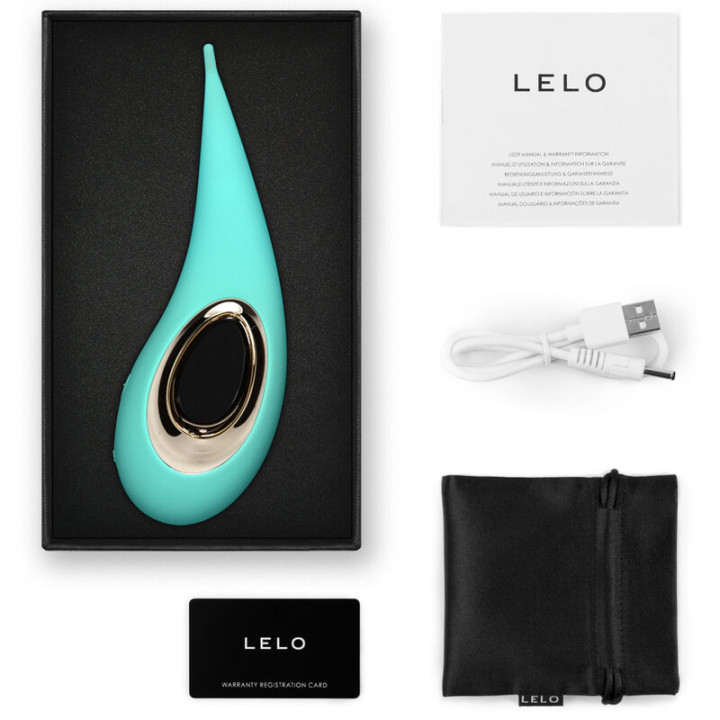 Lelo - Dot Stymulator Lechtaczki - Aqua Green