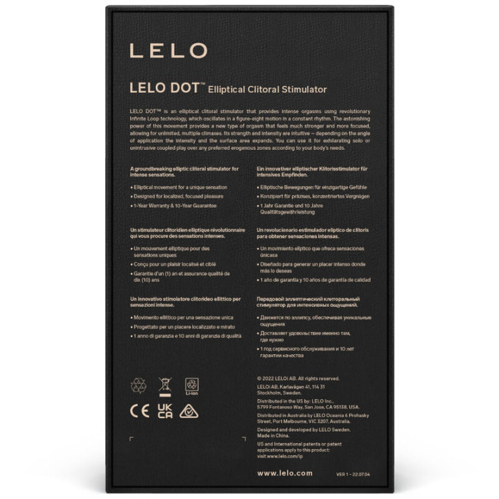 Lelo - Stimulateur de Clitoris Dot - Lilas