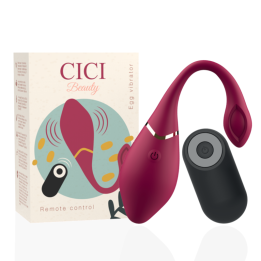 Cici Beauty - Premium Silicone Egg Vibrateur Télécommande