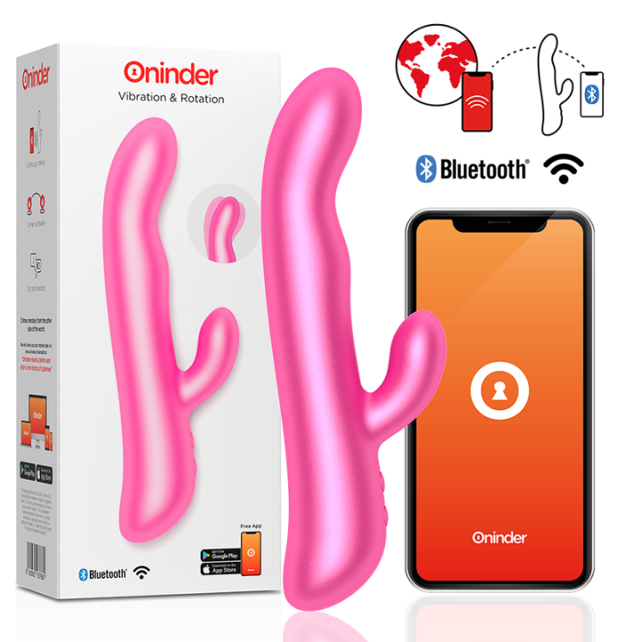 Oninder - Oslo Vibration et Rotation Rose - Application Gratuite