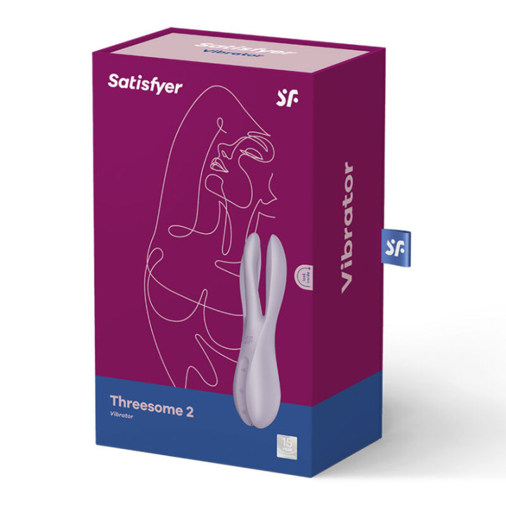 Satisfyer - Vibrador Threesome 2 Violeta