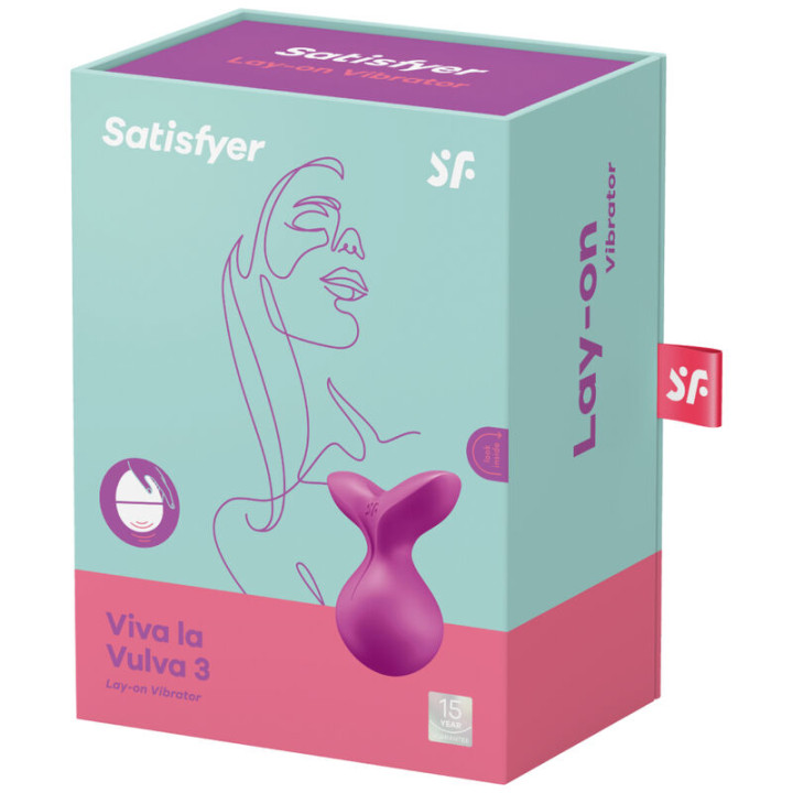 Satisfyer - Vibrateur Poser Viva la Vulva 3 Violet