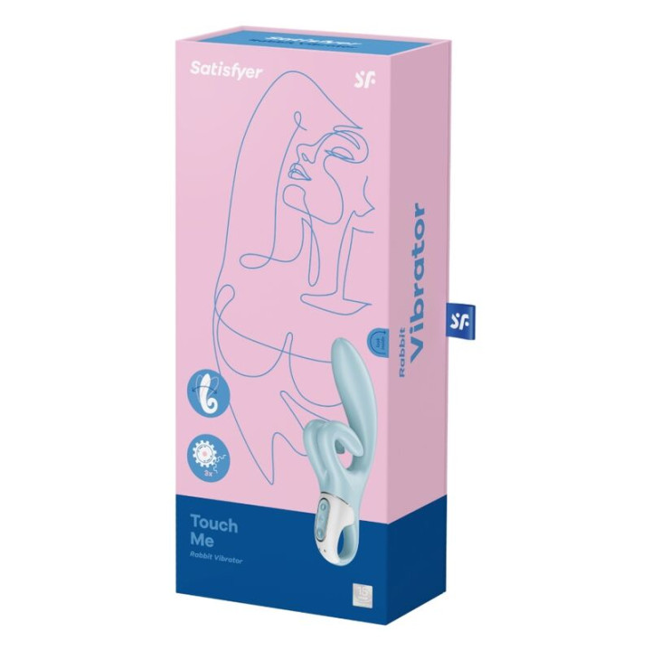 Satisfyer - Touch me Rabit Vibration Niebieski