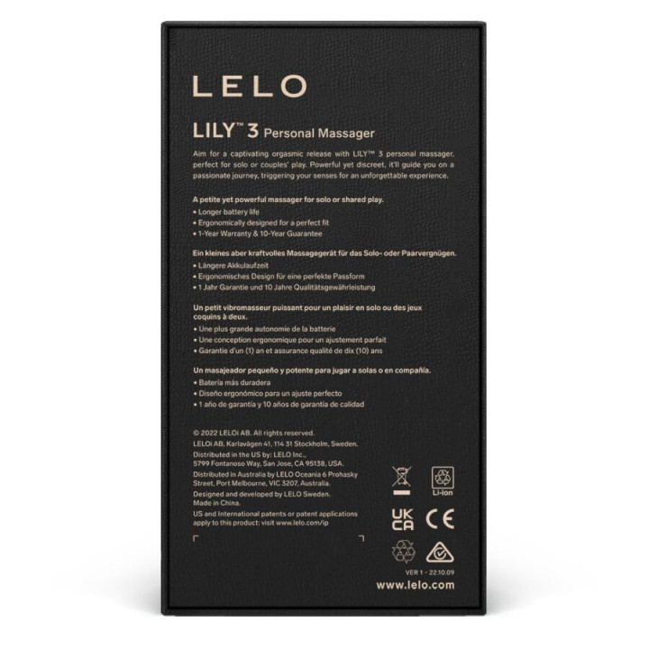 Lelo - Lily 3 Persönliches Massager - Lila