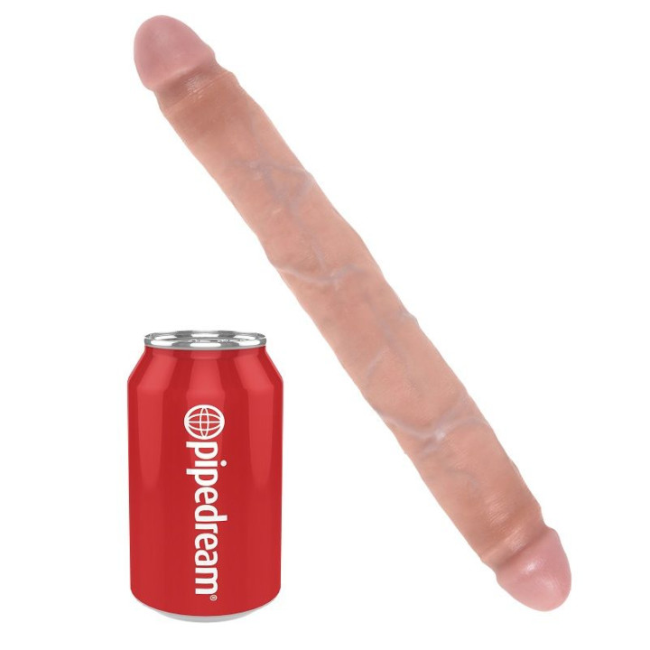 King Cock - Gode Double Naturel 30 cm