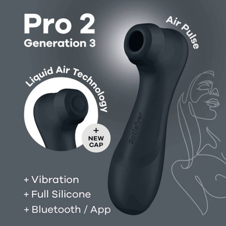 Satisfyer - Pro 2 Generación 3 Noir Bluetooth et Application