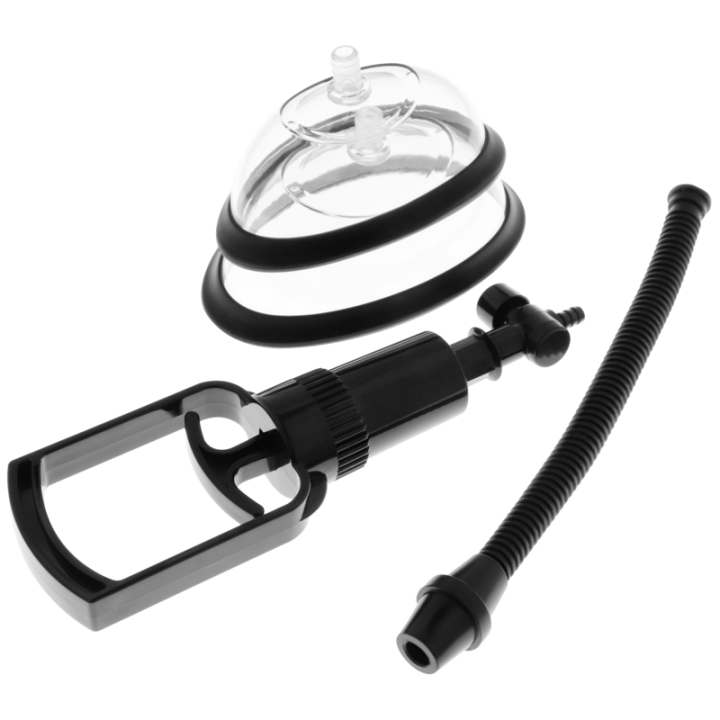 Intense - Bomba Vaginal Manual Com Dois Copos Intercambiáveis
