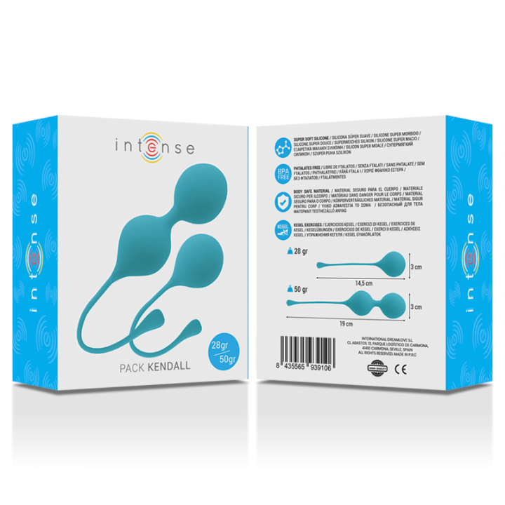 Intense - Pack Palle Kegel Kendall Blu