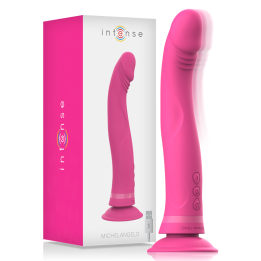 Intense - Michelangelo Rozowy Silikonowy Dildo Wibrator