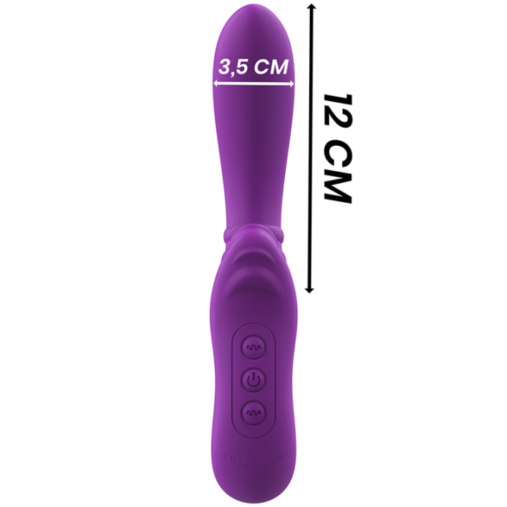 Intense - Vibratore Flessibile Harry Con Lingua Viola