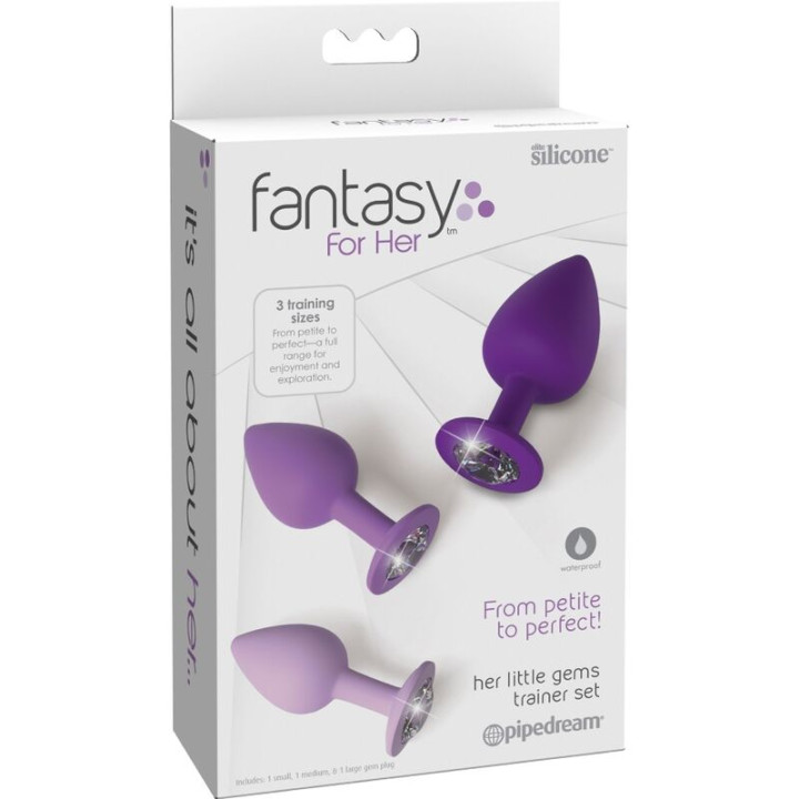 Fantasy For Her - Set di Plug Anali Viola