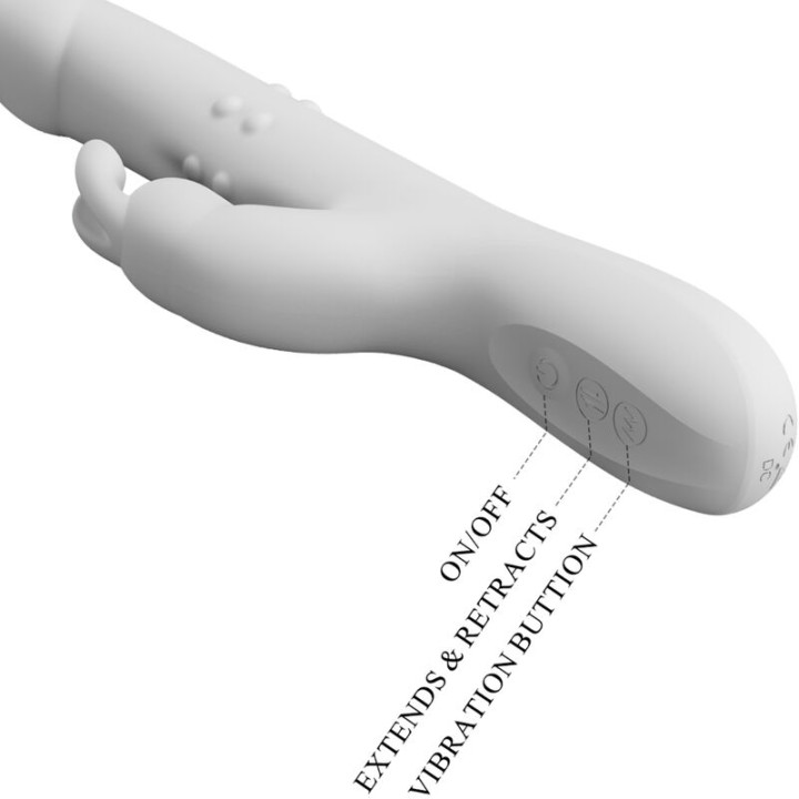 Pretty Love - Vibrador Reese Com Rotao de Prata