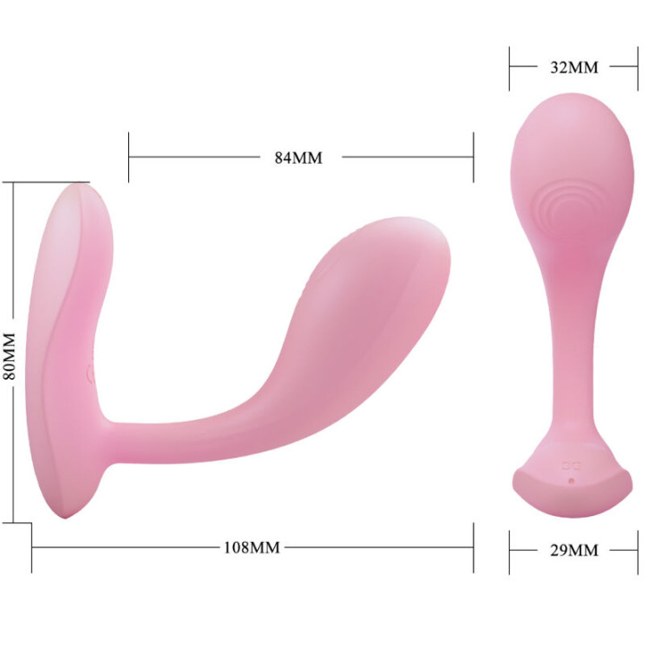 Pretty Love - Baird Application g-Spot 12 Vibrations Rechargeable Rose