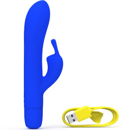 B Swish - Bwild Bunny Infinite Klassischer Wiederaufladbarer Vibrator Aus Blauem Silikon