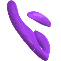 Fantasy For Her - Vibrateur Double Pénétration Télécommande 9 Niveaux Violets