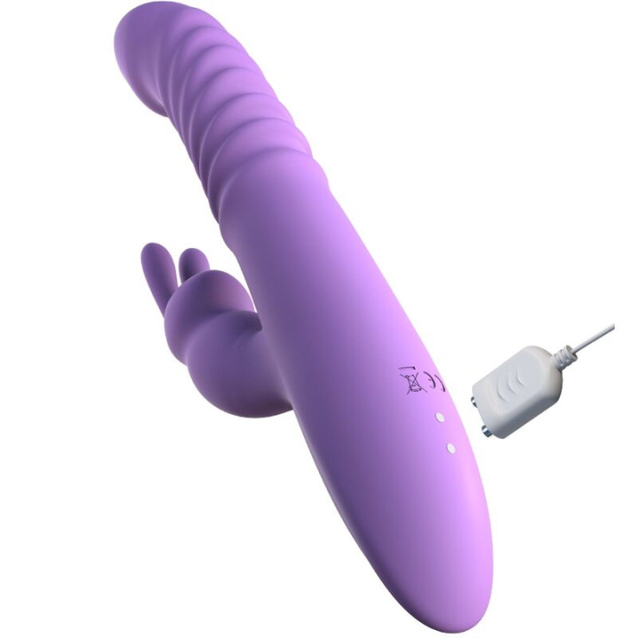 Fantasy For Her - Estimulador Clitoris Rabbit Con Funcion Calor Oscilacion y Vibracion Violeta