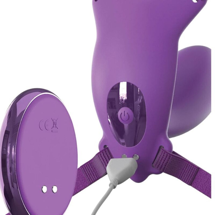 Fantasy For Her - Arnes Mariposa g-Spot Con Vibrador, Recargable & Control Remoto Violeta