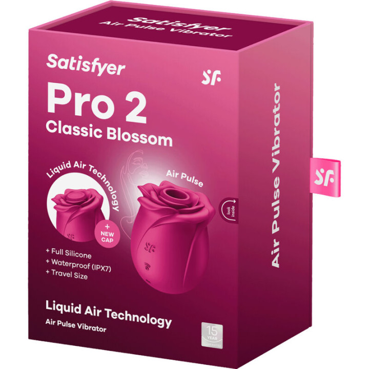 Satisfyer - Air Pulse Pro 2 Klasyczny Wibrator Kwiatow