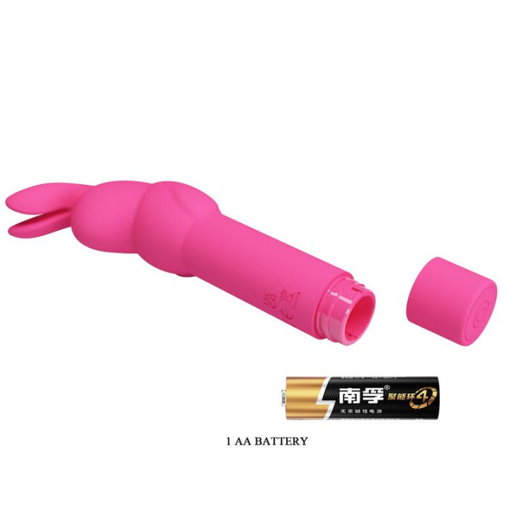 Pretty Love - Vibratore in Silicone Gerardo Fuschia Rabbit