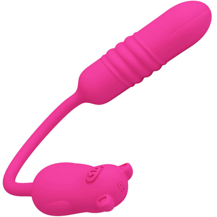 Pretty Love - Nobikuma Proiettore Vibrante in Silicone Rosa